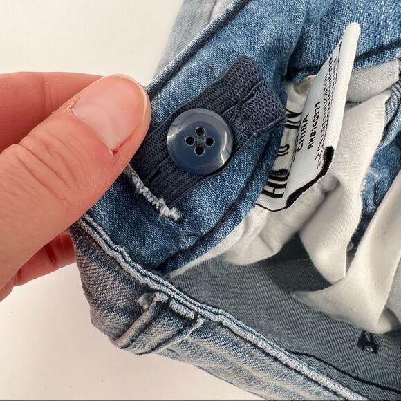 Hudson Girls Size 10 denim cut off jean shirts - Picture 10 of 10